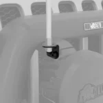 AEV přední nárazník - držák CB antény